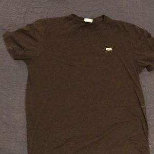 Black Lacoste T shirt